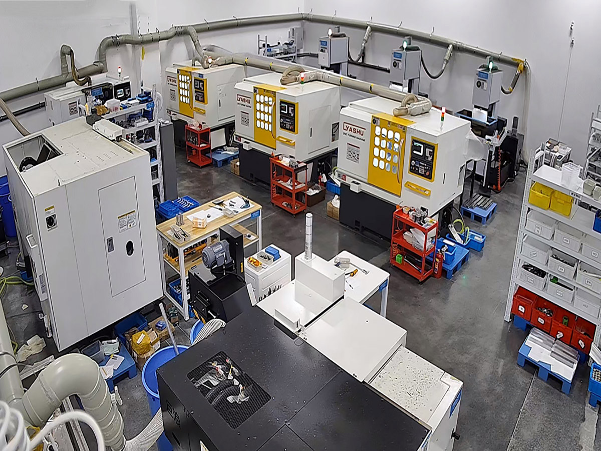 CNC lathe workshop
